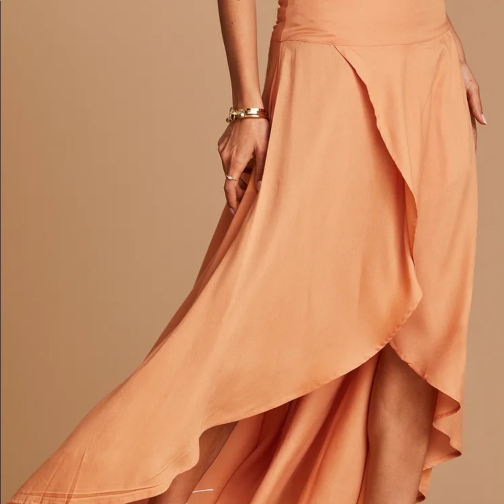 O’Neill Ambrosio light orange High Low Maxi Skirt
